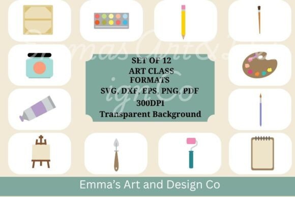 Art Class Vectors: A Crafty Teacher’s Graphic Design Asset