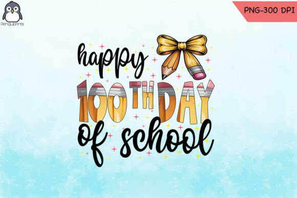 Celebrate 100 Days of School Fun PNG for Crafts and Graphics