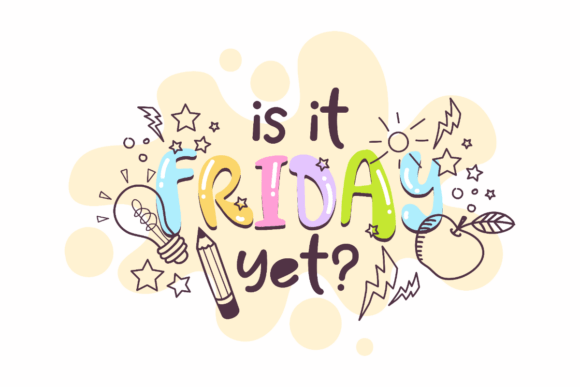 Friday Teacher Vibe Graphics & Crafts