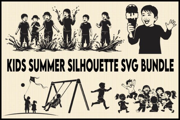 Kids Summer SVG Bundle for Crafts and Graphics