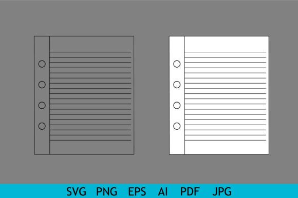 Lined Notebook Paper SVG: A Versatile Graphic Design Asset for Crafts and Content Creators