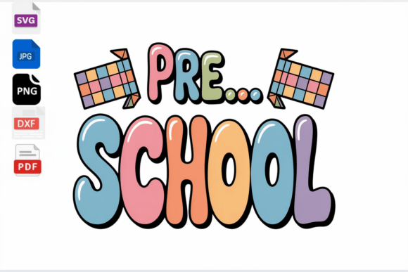 Retro Pre-School Vibes Graphic Design