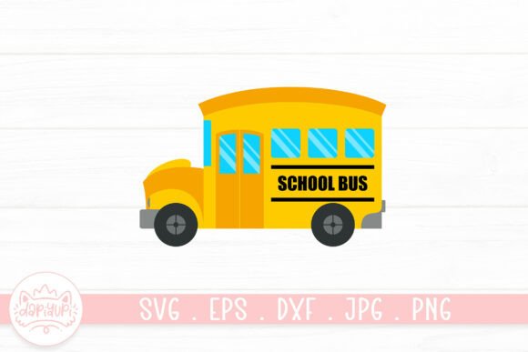 School Bus Clipart Illustration: Graphics and Crafts