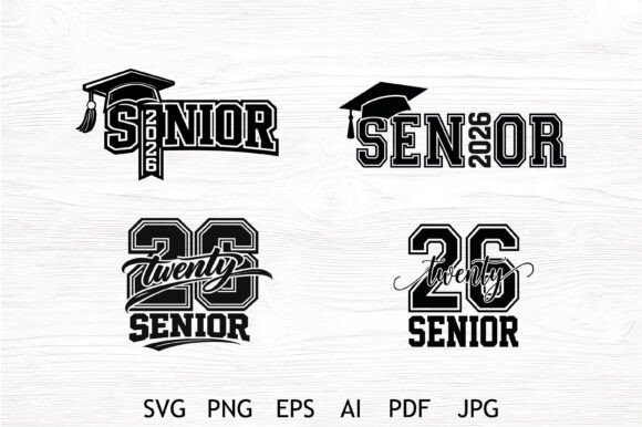 Senior 2026 Graduation SVG Bundle