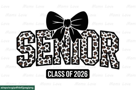 Senior Class of 2026 SVG PNG Tee Design for Crafts & Graphics